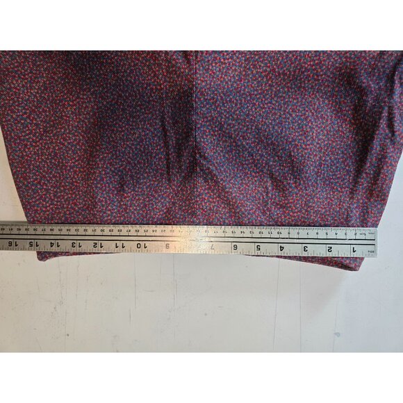 Piazza Sempione Audrey Pants Womens Multicolor Patterned Size 8 Made In Italy - Picture 6 of 7